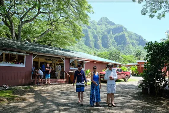 Macadamia nut and coffee tasting stop